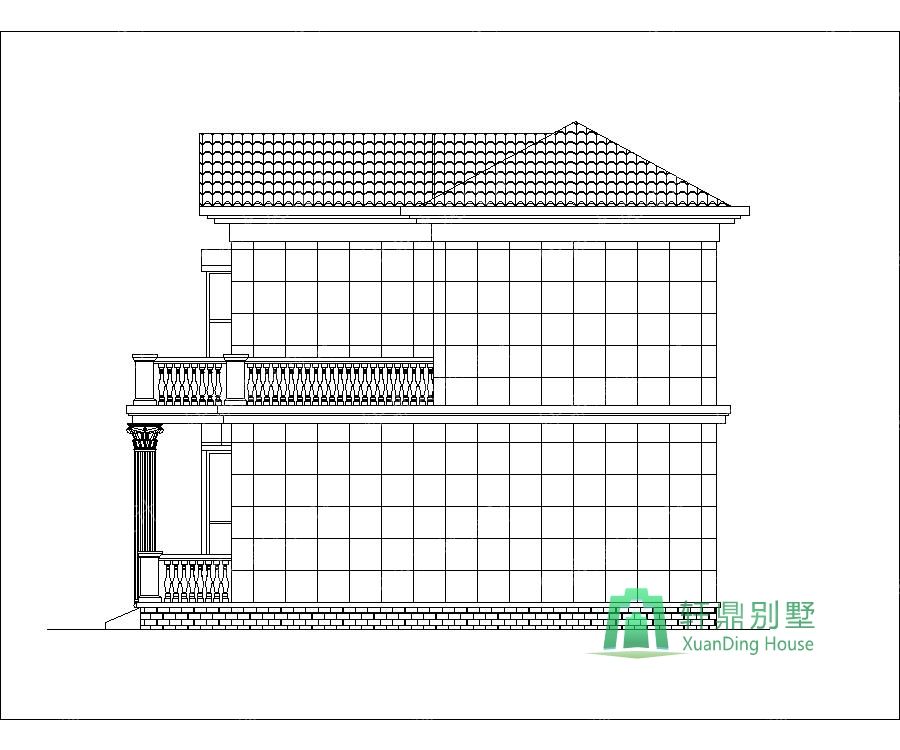 非常漂亮的小二層自建別墅設(shè)計(jì)圖