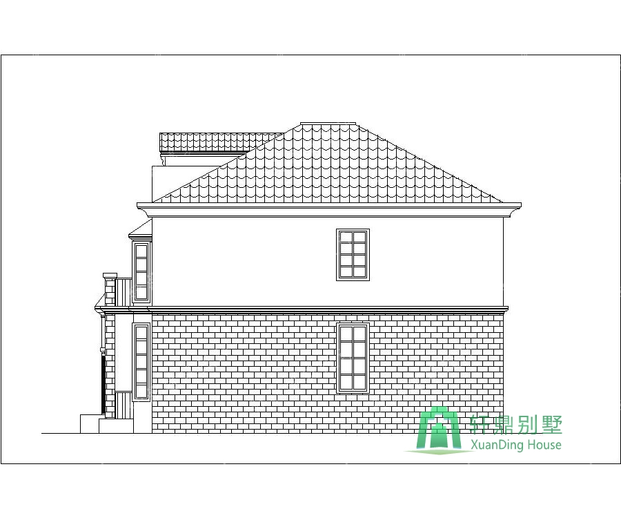 二層自建房屋設(shè)計(jì)圖