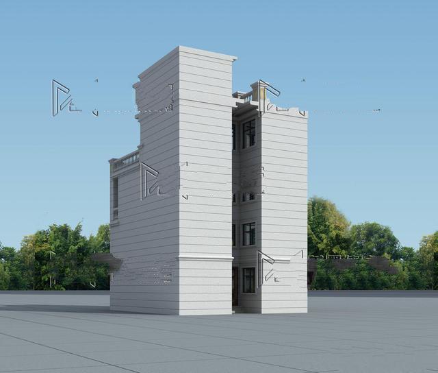 4層帶車庫的小洋樓設(shè)計(jì)