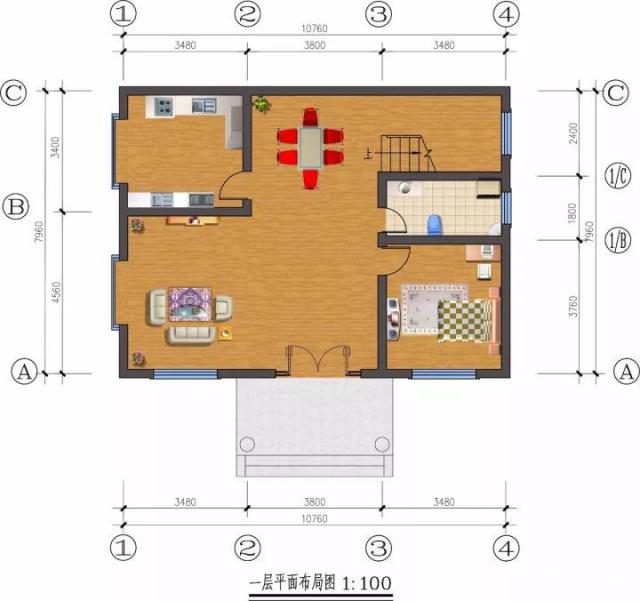 二層經(jīng)濟型小別墅設計圖紙