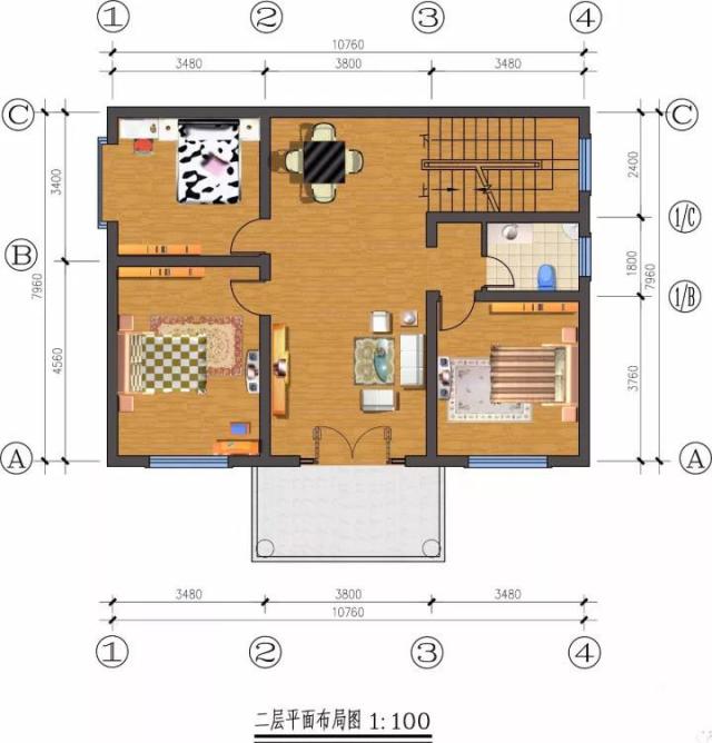 二層經(jīng)濟型小別墅設計圖紙