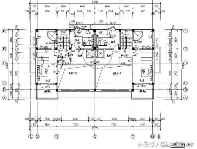 現(xiàn)代別墅設(shè)計圖紙