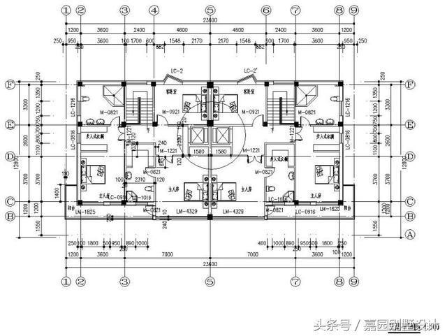 現(xiàn)代別墅設(shè)計圖紙