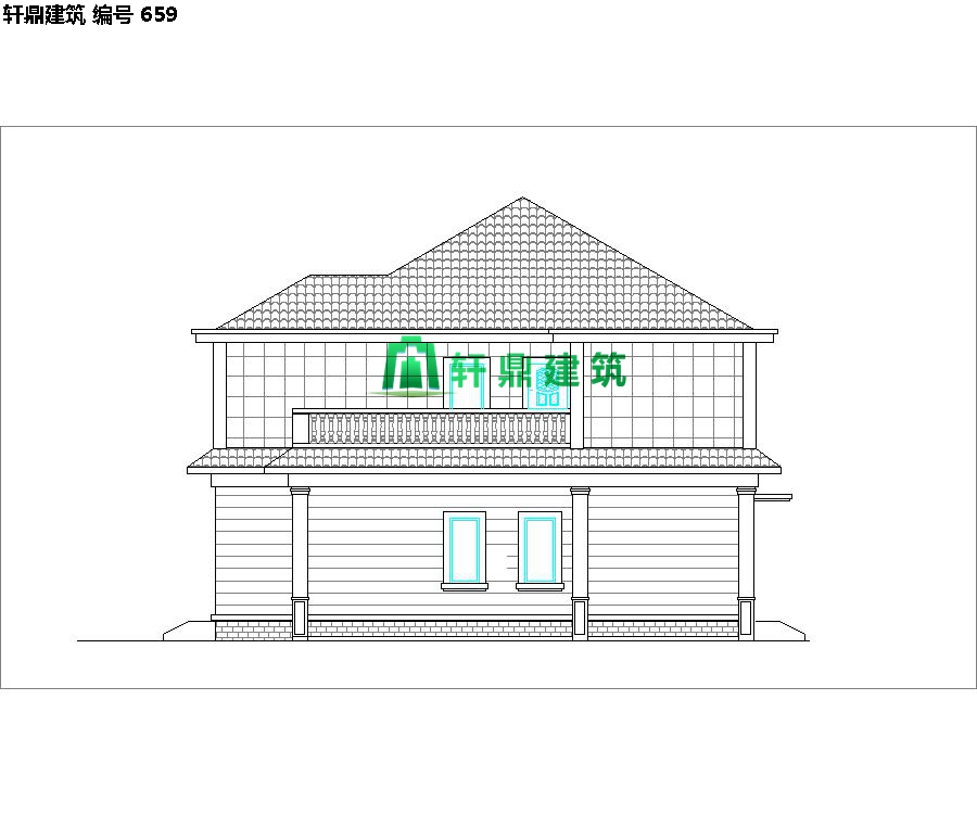 清新小二層自建別墅設(shè)計(jì)施工圖04.jpg