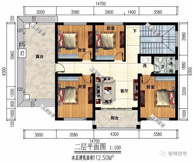 帶車庫設(shè)計(jì)的一層別墅