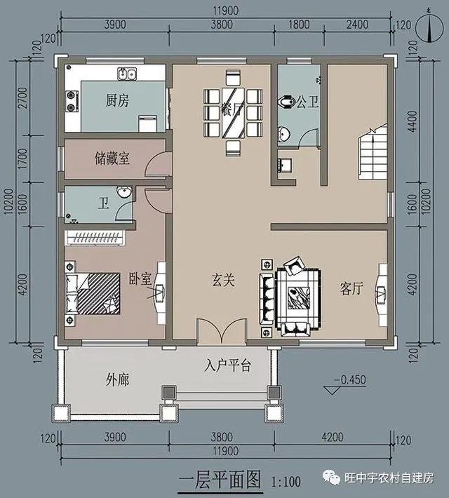 2層的農(nóng)村獨棟別墅