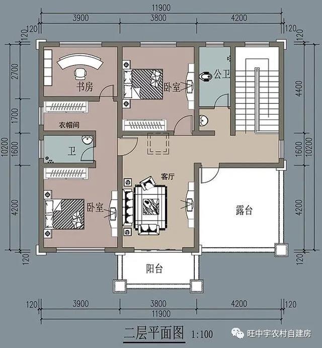 2層的農(nóng)村獨棟別墅