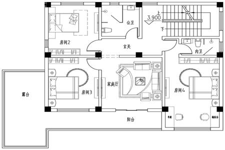 3層別墅設(shè)計(jì)圖紙