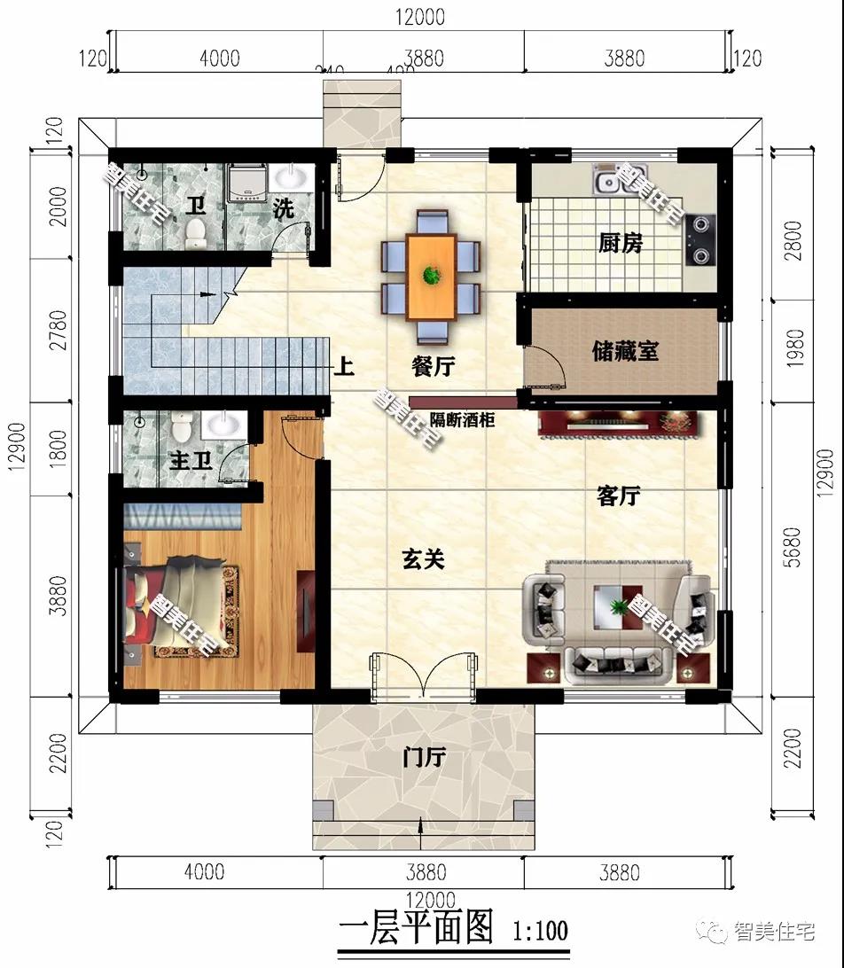 平屋頂農(nóng)村別墅設(shè)計(jì)