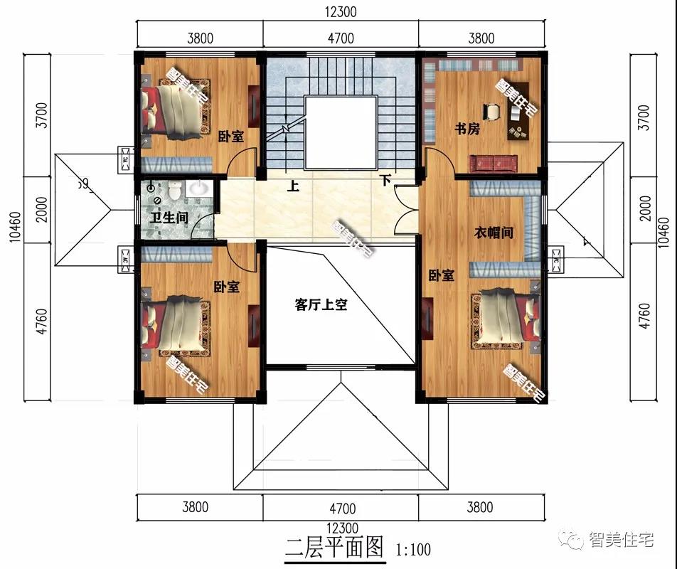 帶有庭院設(shè)計的鄉(xiāng)村別墅