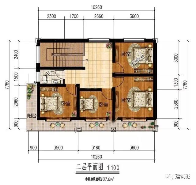 二樓農(nóng)村自建房設(shè)計(jì)