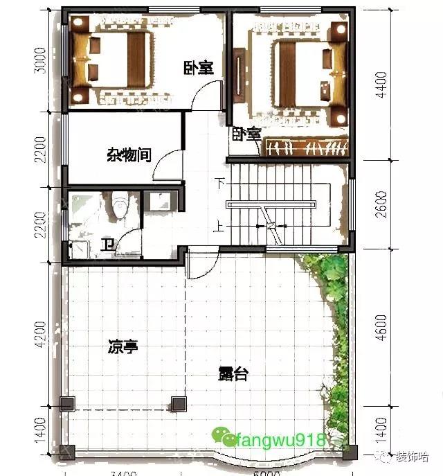 兩層半小戶型自建房設(shè)計(jì)圖