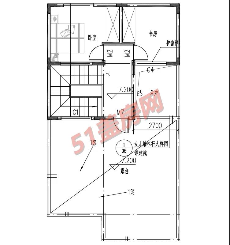 普通自建住宅的3層設(shè)計(jì)圖