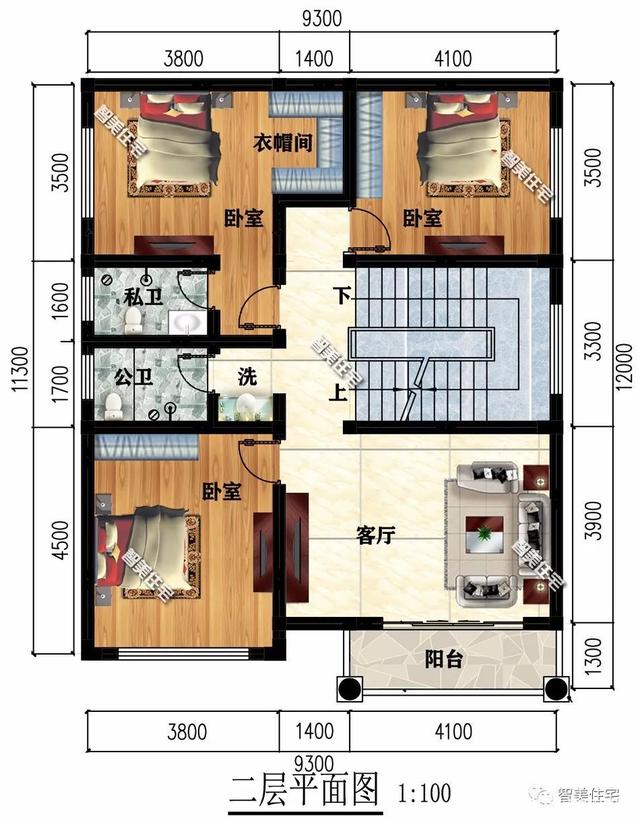 寬9米多的自建農(nóng)村別墅