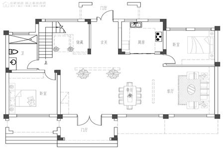 新中國風格的農(nóng)村自建住宅