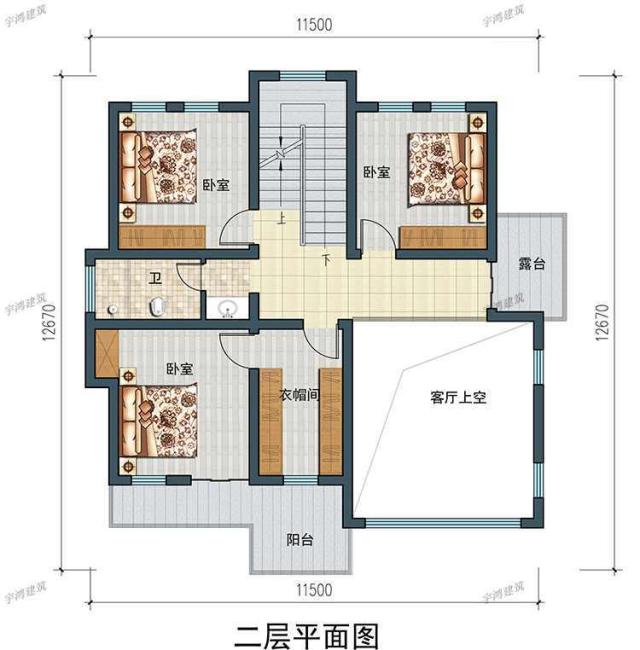 豪華的三層別墅設(shè)計(jì)圖