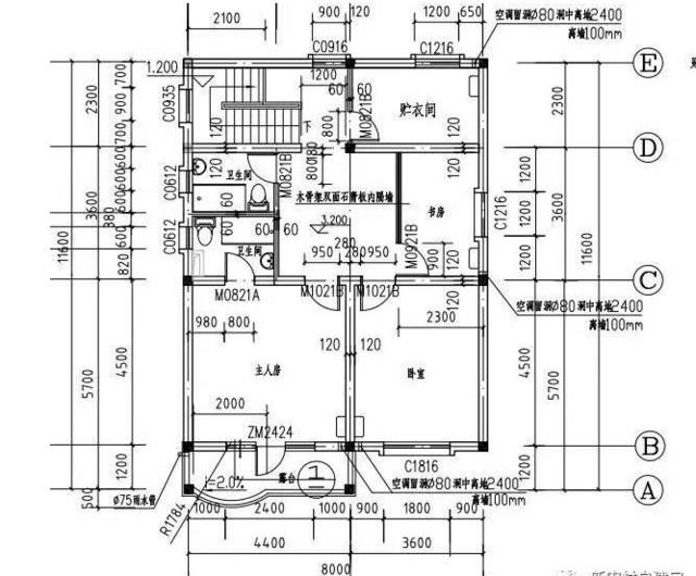 90平方米的小別墅的設(shè)計(jì)圖