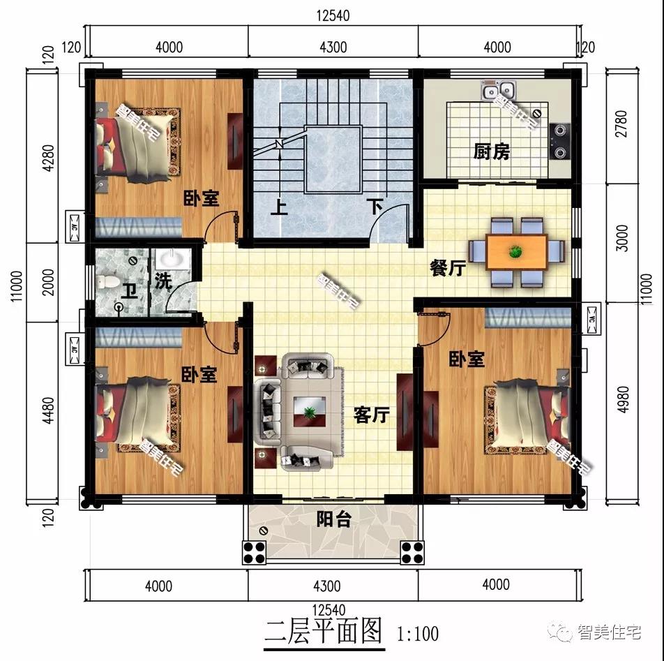 歐式設(shè)計(jì)的農(nóng)村別墅