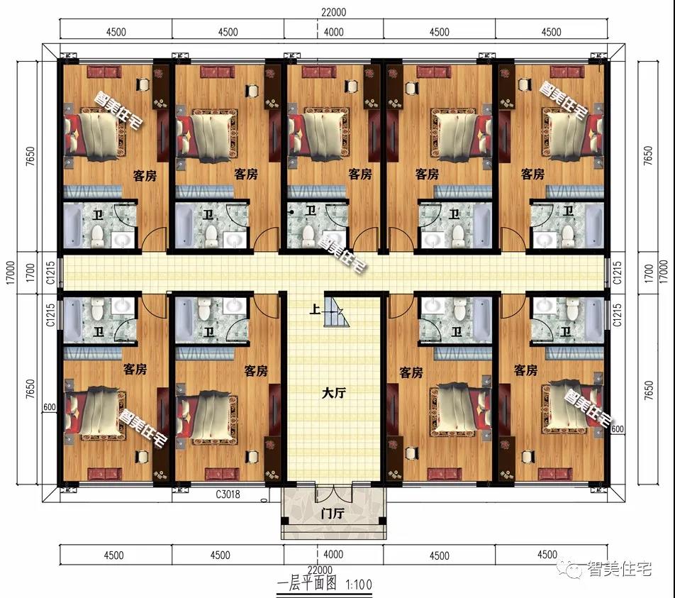 兩層平屋頂設(shè)計